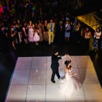 Sophia and Mark get have their wedding at Portland Center Stage in the Gerding Theater in the Pearl district. Photographed by Daniel and Lindsay Stark of Daniel Stark Photography. (16)