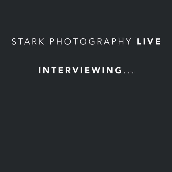 Stark Photography Live is a facebook live interview series with other creatives