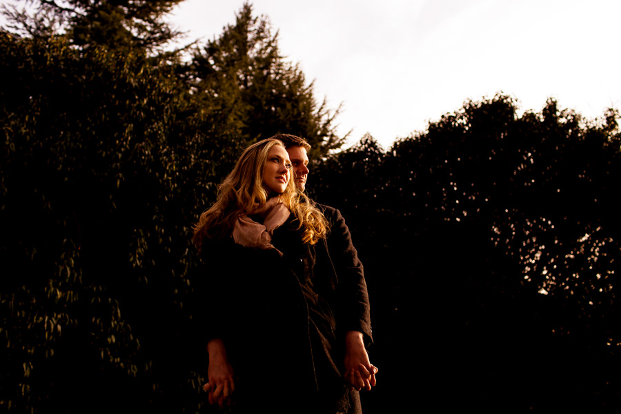 A fun engagement shoot with a newly engaged couple taken at Portland's Hoyt Arboretum by Stark Photography - wedding and portrait photographers. (1)