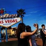 A fun elopement in Las Vegas on the strip with a beautiful wedding couple, photographed by Stark Photography - destination wedding photographers. (3)