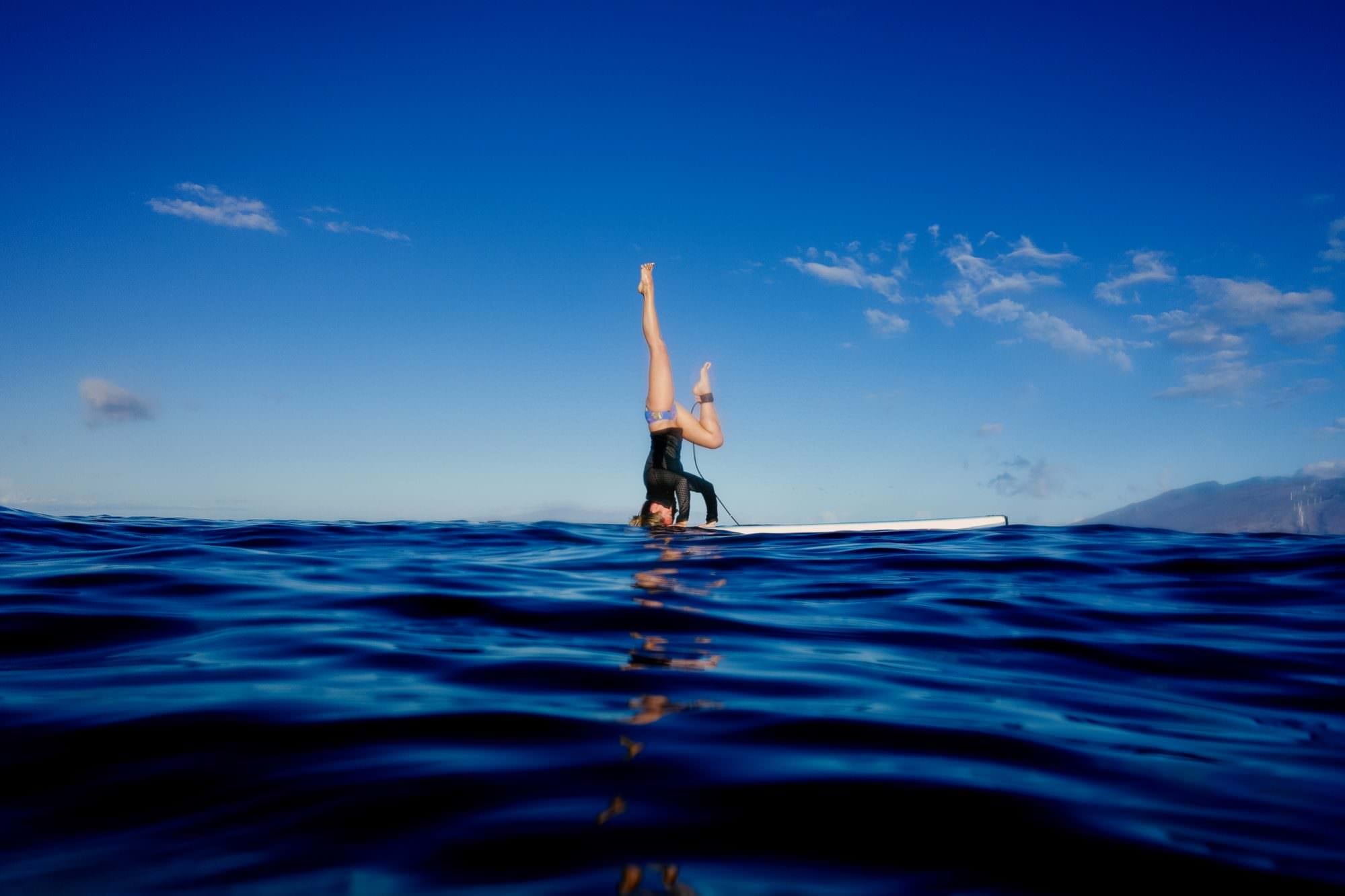 Four Seasons Resort Maui, Wailea, Hawaii. Stand Up Paddle Board Yoga