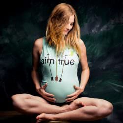 Beautiful maternity branding portrait by Stark Photography