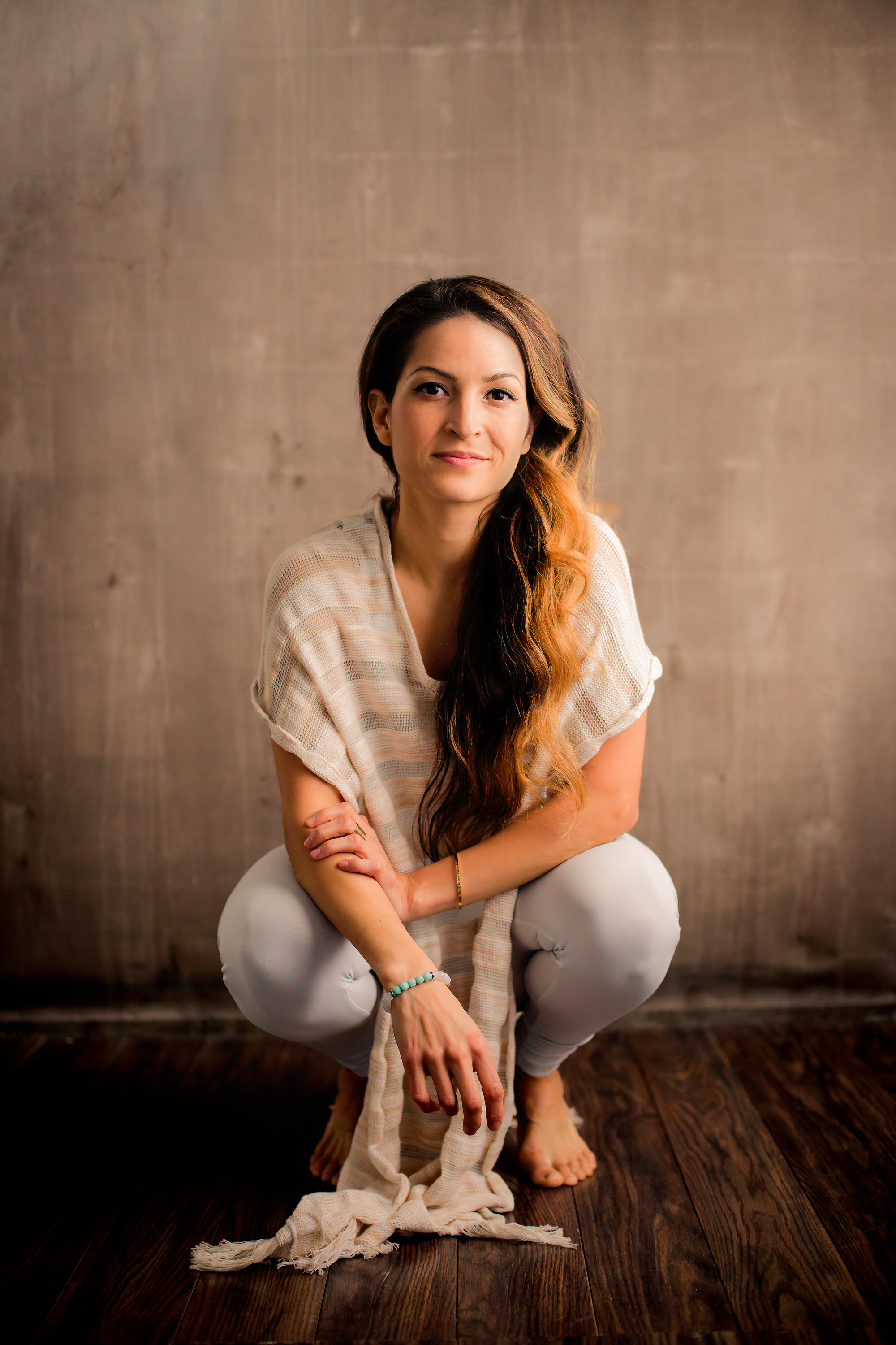 Lifestyle Branding headshot portraits of yoga athlete, Rosie Acosta