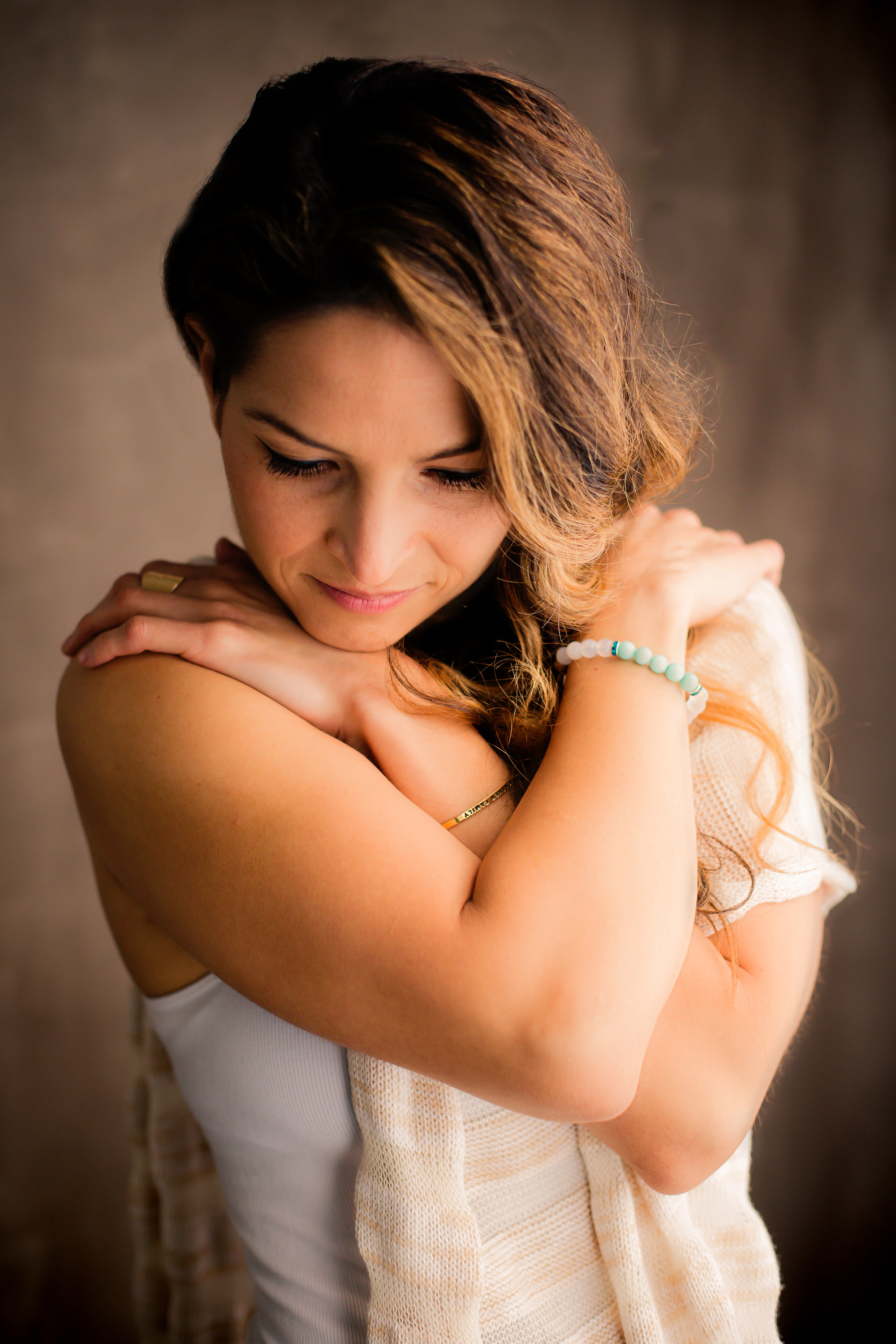 Lifestyle Branding headshot portraits of yoga athlete, Rosie Acosta