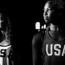 Maggie Steffens (@maggie.steffens) and Ashleigh Johnson (@bume96). Breaking barriers and making history. #TeamUSA #waterpolo #cantstopwontstop