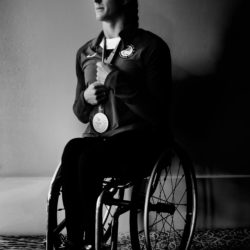 #espnWSummit Portrait #2: The incredible Tatyana McFadden. A 17x Paralympic medalist (7 gold), 14x world champion, 14x marathon winner. Born with spina bifida and adopted from a Russian orphanage, she is a true inspiration and advocate for inclusion for all. #amazing Photo: @danielstark