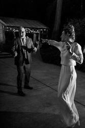 bride dancing with her father at her wedding in Oregon