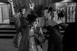 guests dancing at a Camp Colton wedding